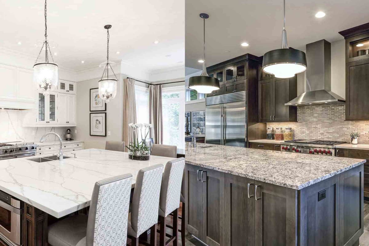 Quartz Vs. Granite Countertops Comparison Guide (2024)