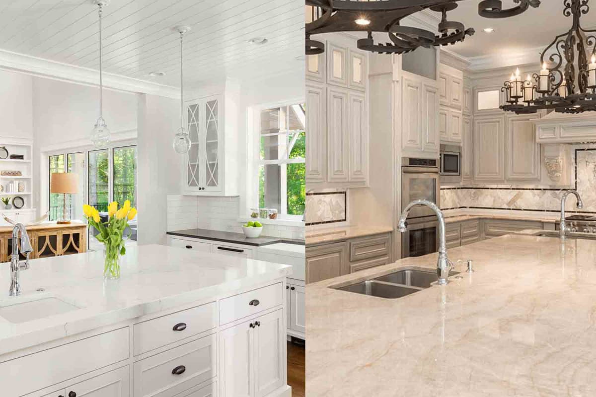 Quartz vs. quartzite countertops