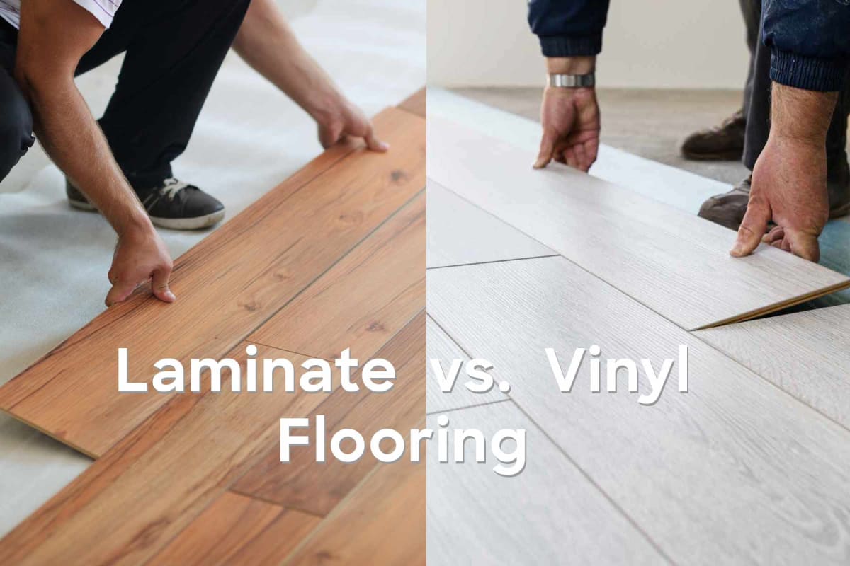 Laminate vs. vinyl flooring