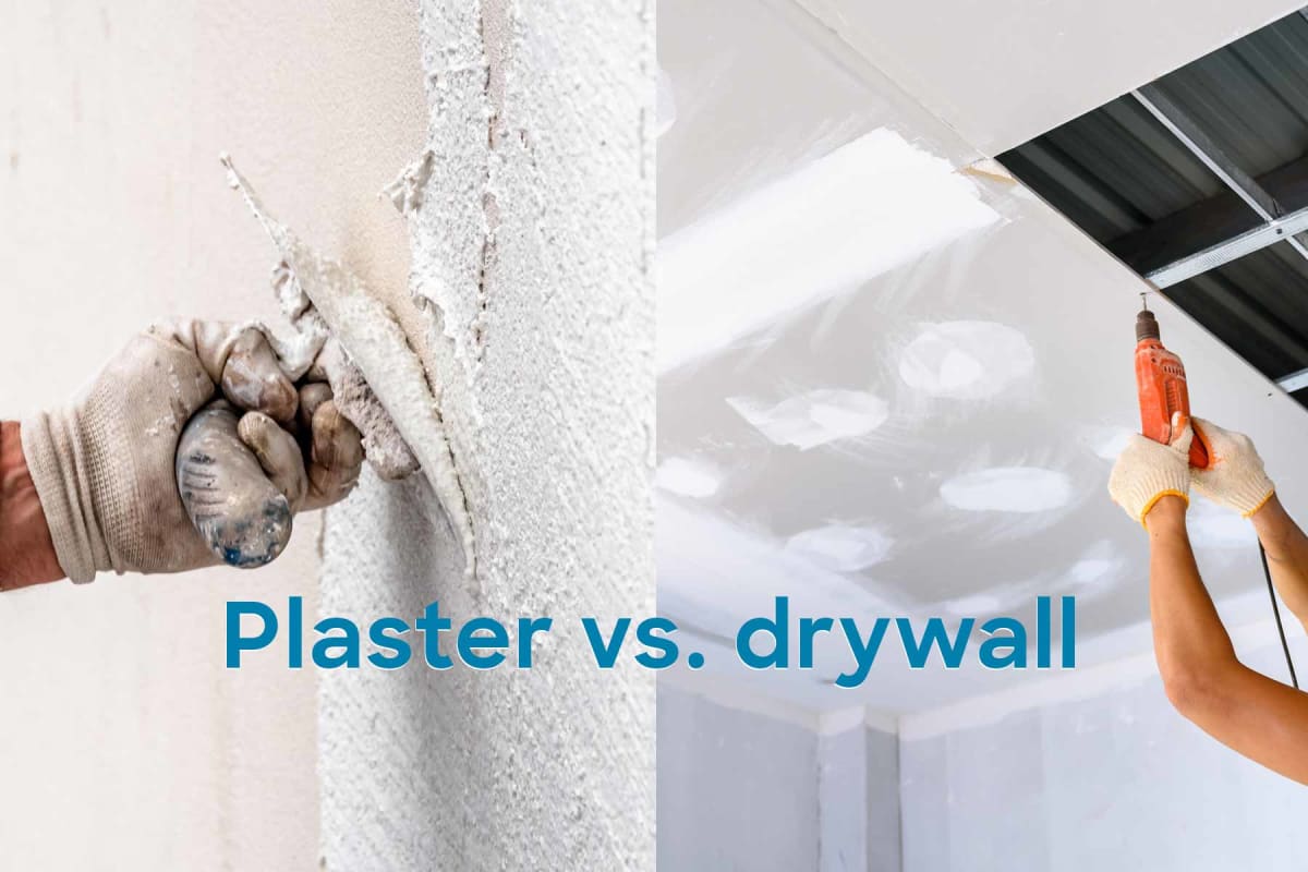 Plaster vs. drywall