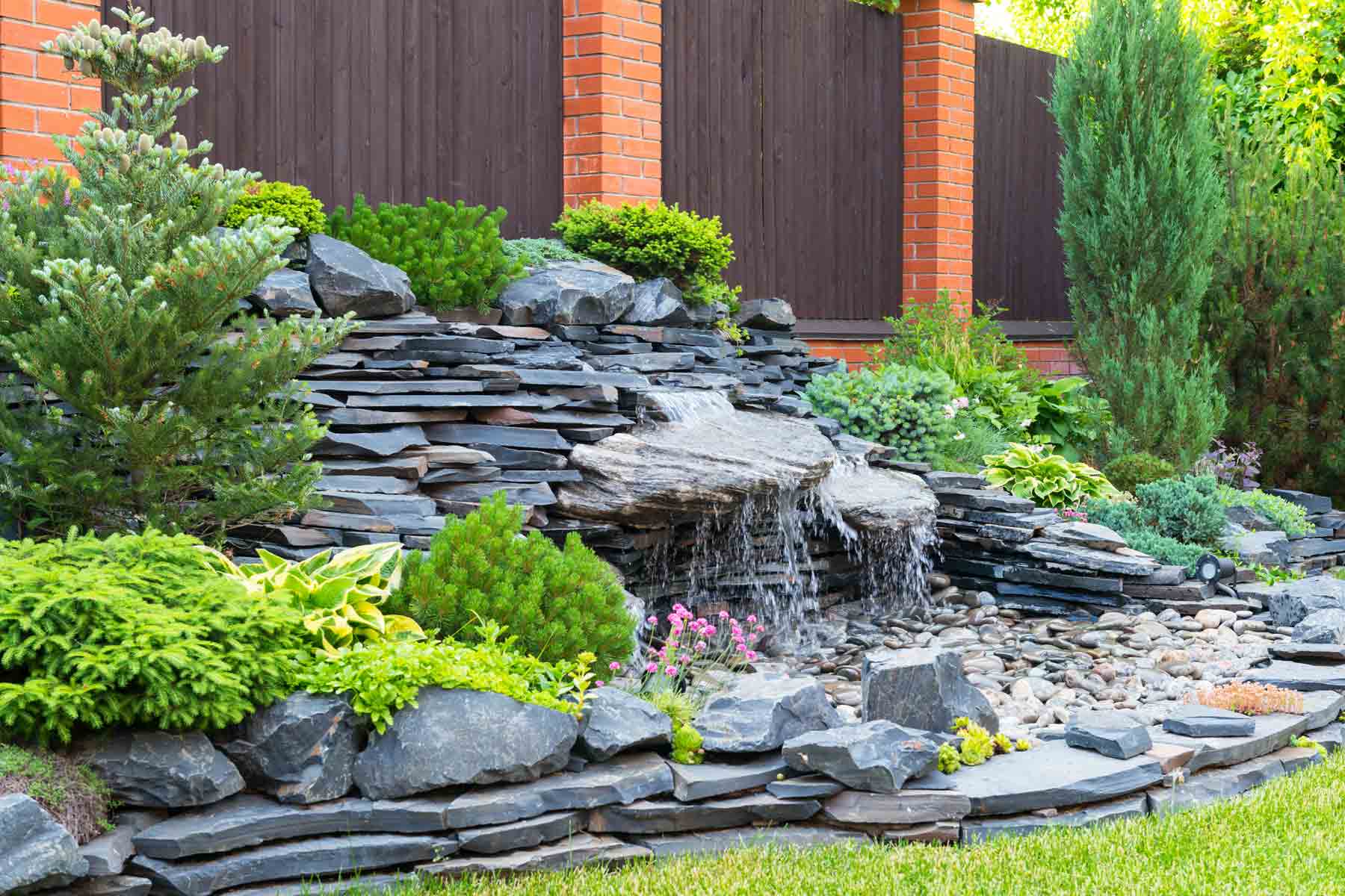 How much does a waterfall cost to install?