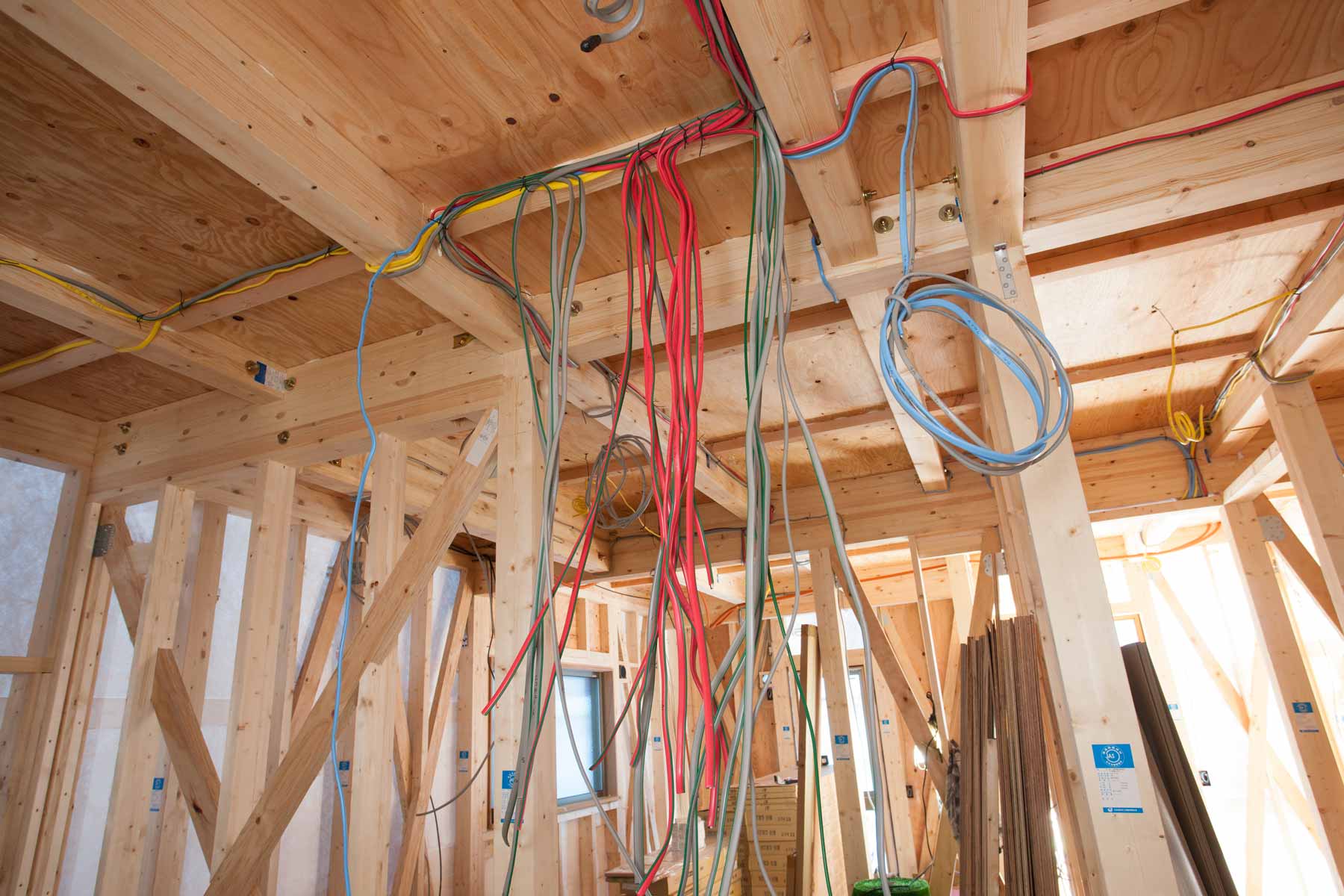 Electrical wiring installation cost for new house construction