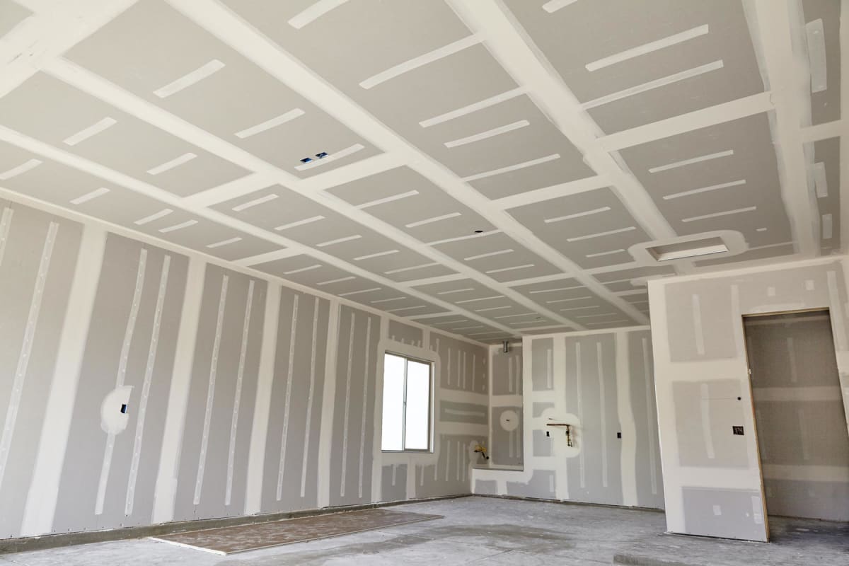 How much does it cost to tape, mud, and finish drywall?