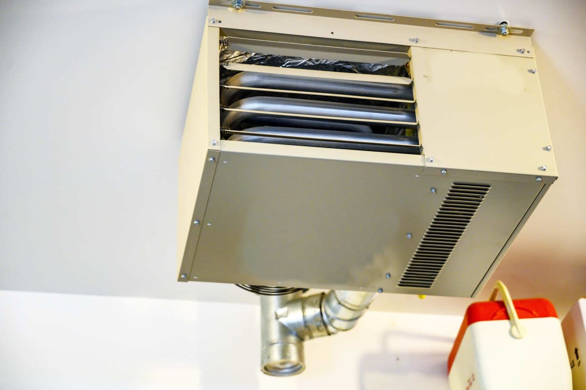 How much does garage heater installation cost?