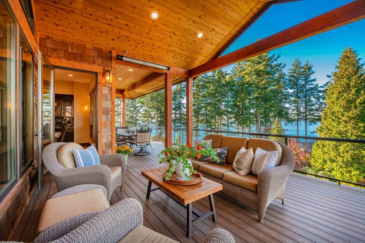 How much does cedar decking cost?