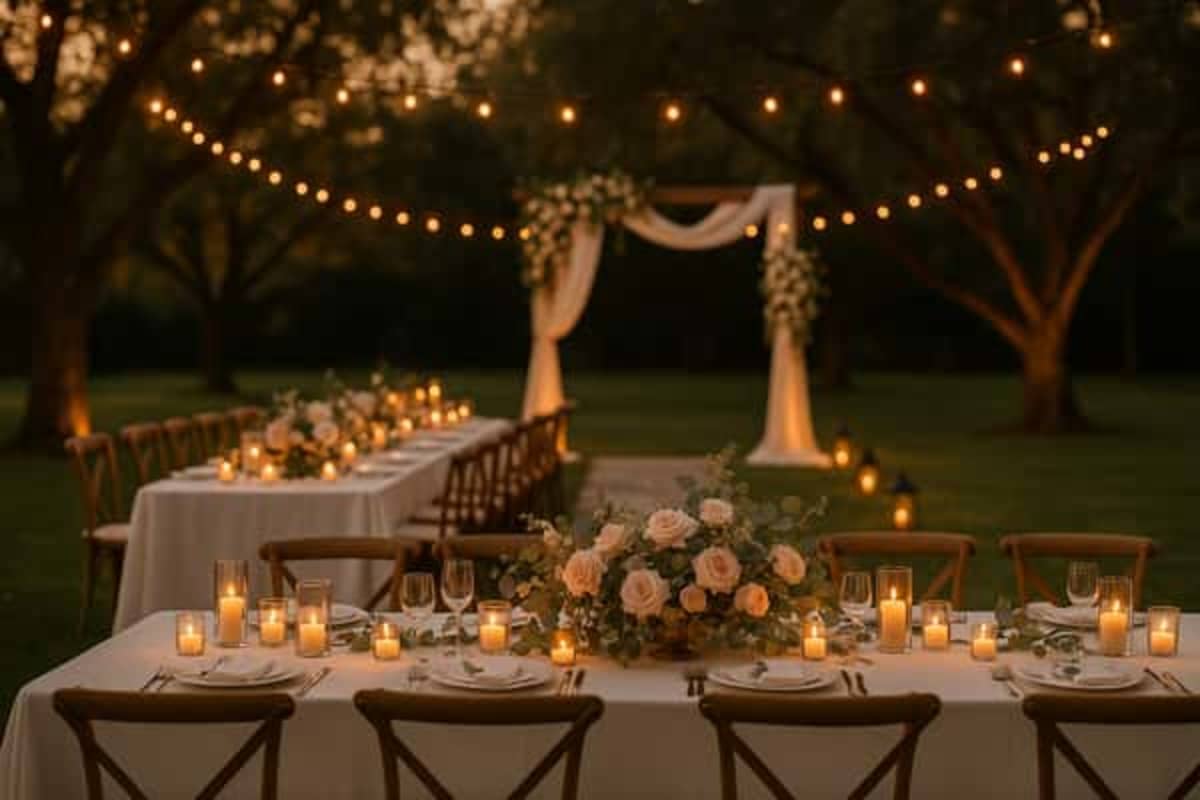 Backyard wedding ideas
