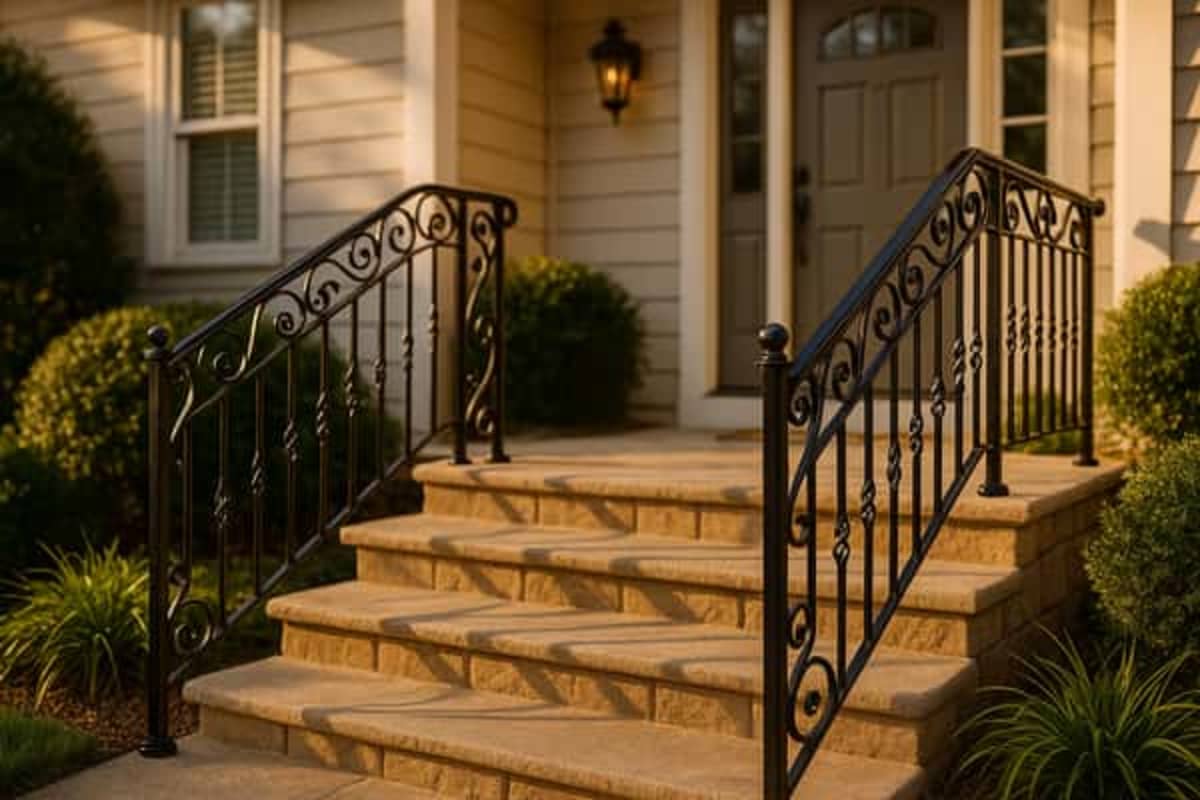 Outdoor handrail installation cost