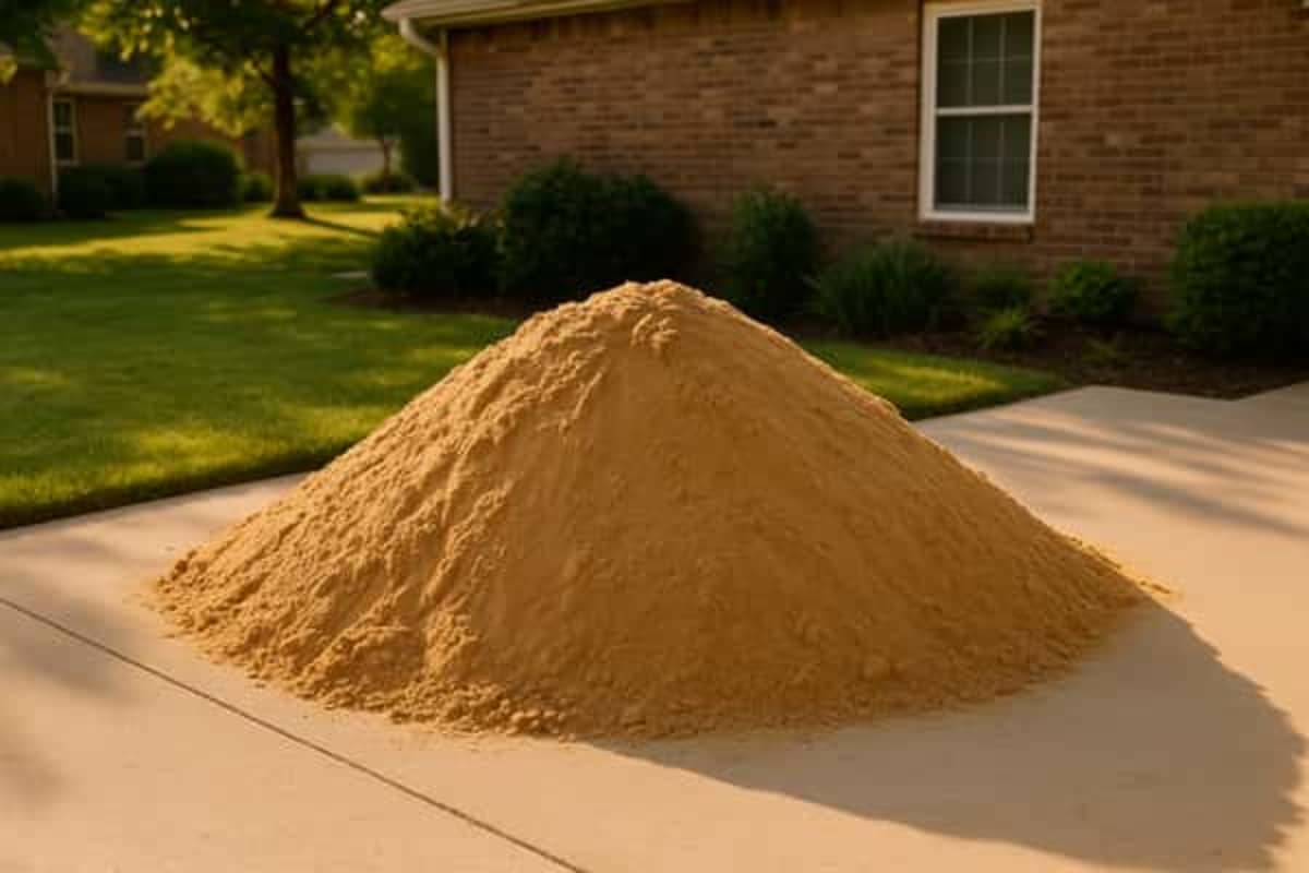 Sand delivery cost