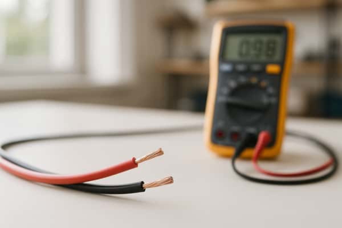 How to tell positive and negative wires apart