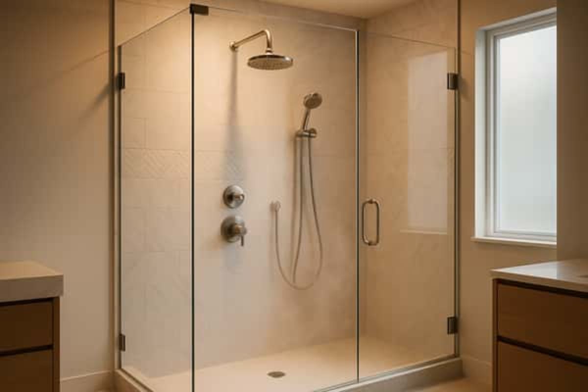 Shower plumbing diagram