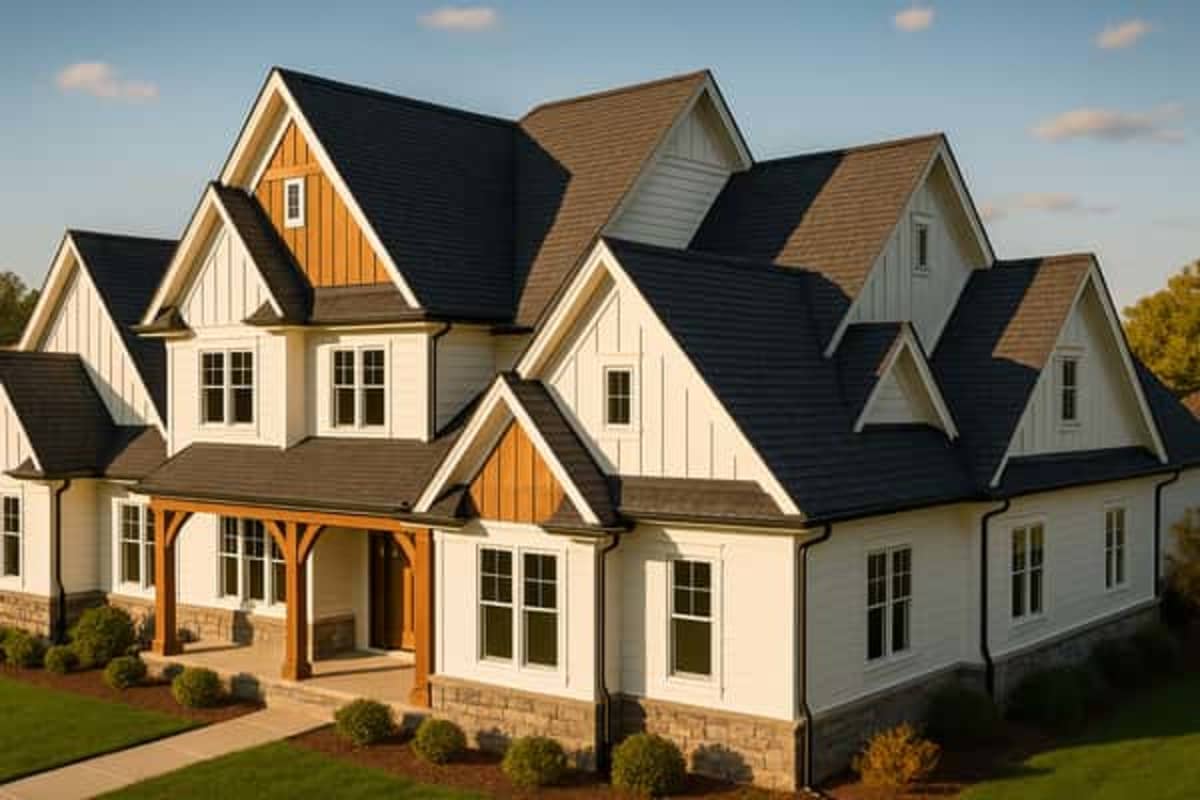Types of gable roofs