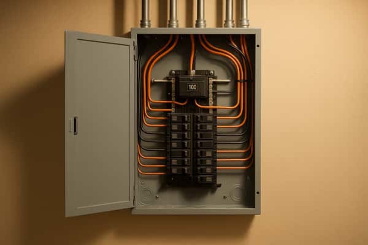 What wire size do I need for 100-amp service