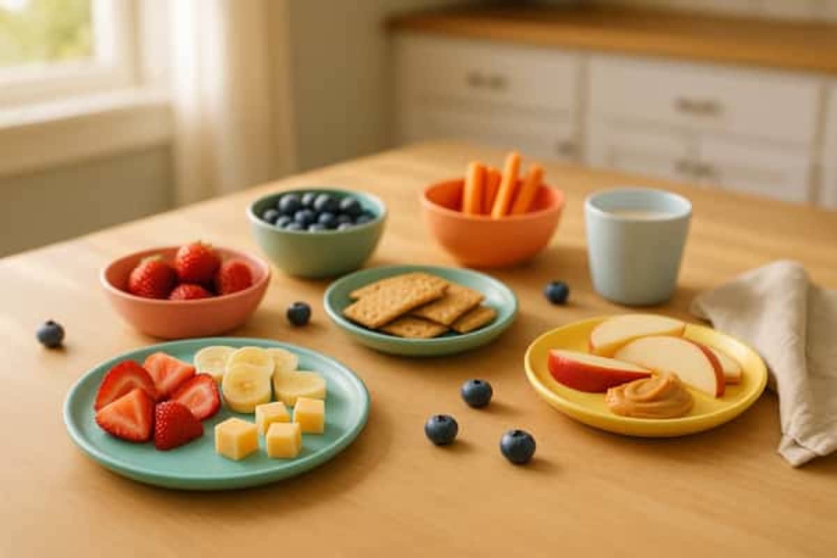 Age-appropriate snacks for preschoolers