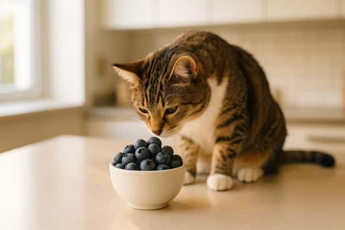 Can cats eat blueberries