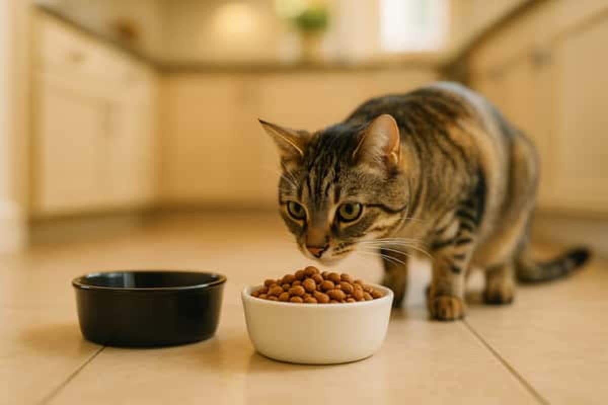 Can cats eat dog food?