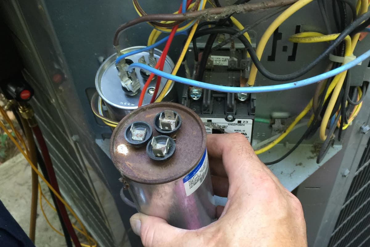How much does an AC capacitor replacement cost?