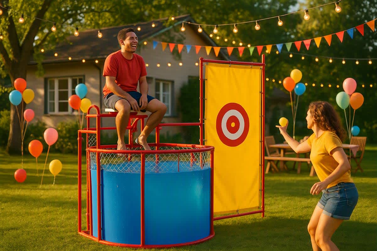 How much does a dunk tank rental cost?