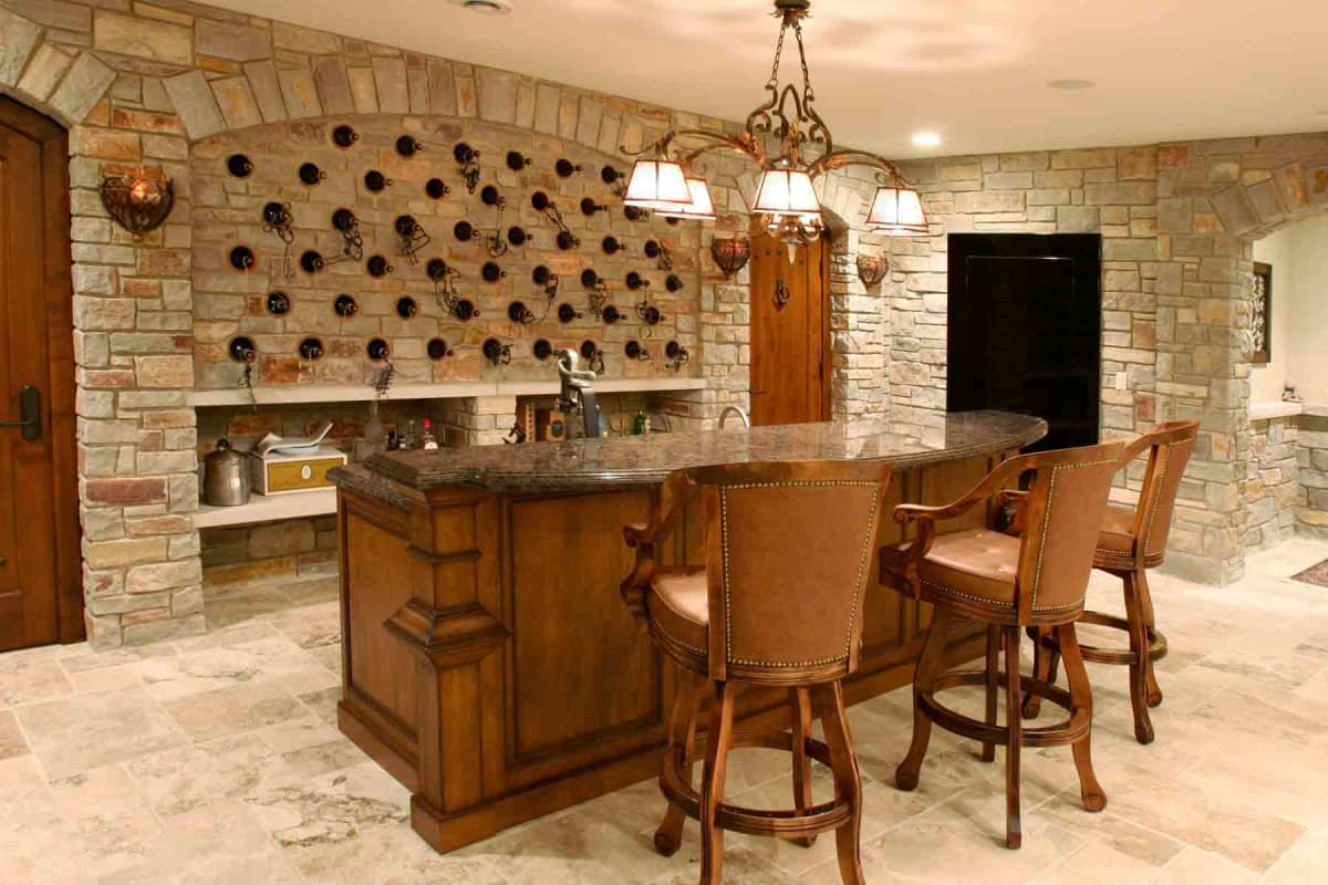 How much does a home bar cost?