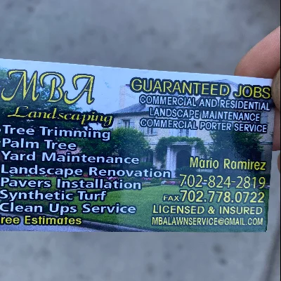 MBA Landscaping Service