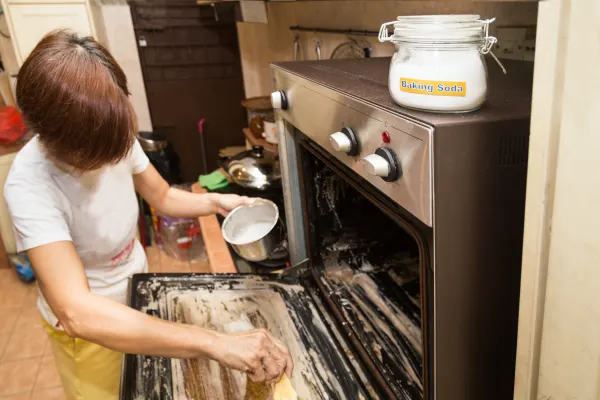 Inside oven cleaning