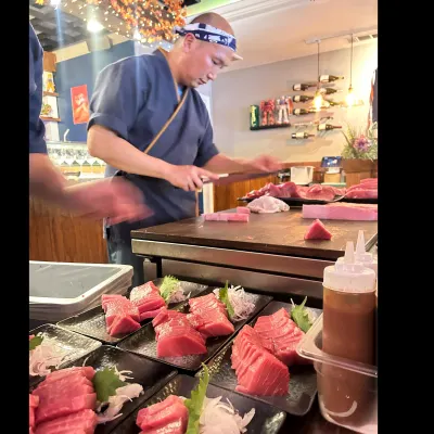 Kibo Japanese Cuisine & Whole Bluefin Cutting Show.