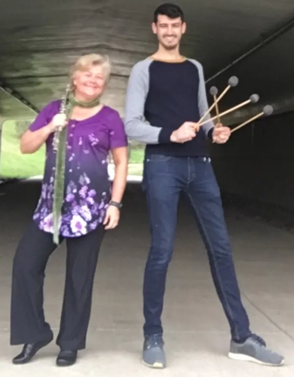 Flute-Marimba duo