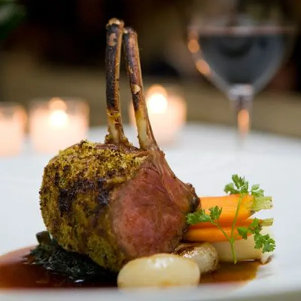 Plated Lamb Rack