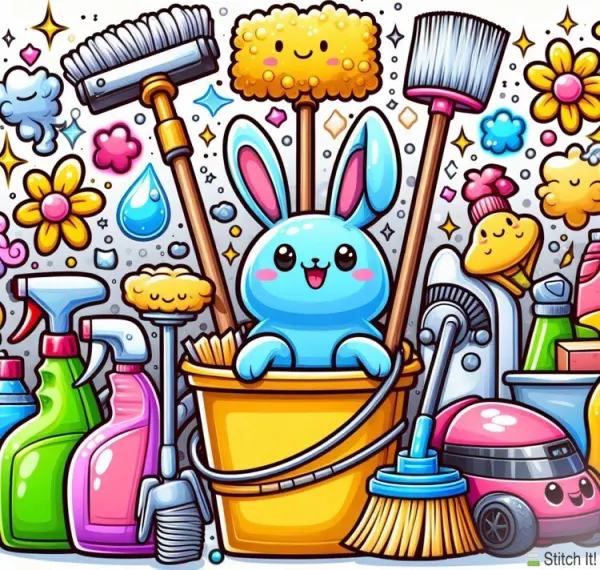 Ruling the realm of cleanliness with unparalleled service: The King & Queen of Clean logo!