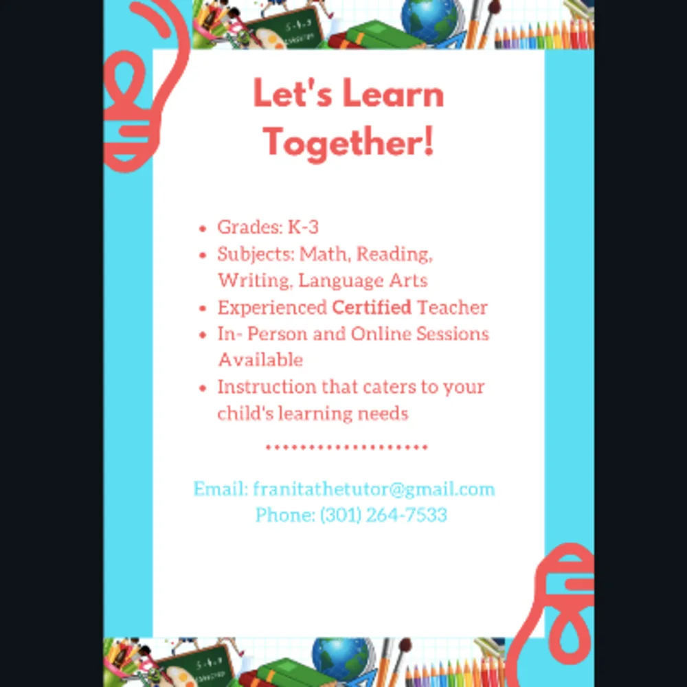 Early Childhood Education Tutoring