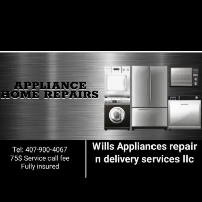 Will's Appliances Repair N Delivery Services LLC
