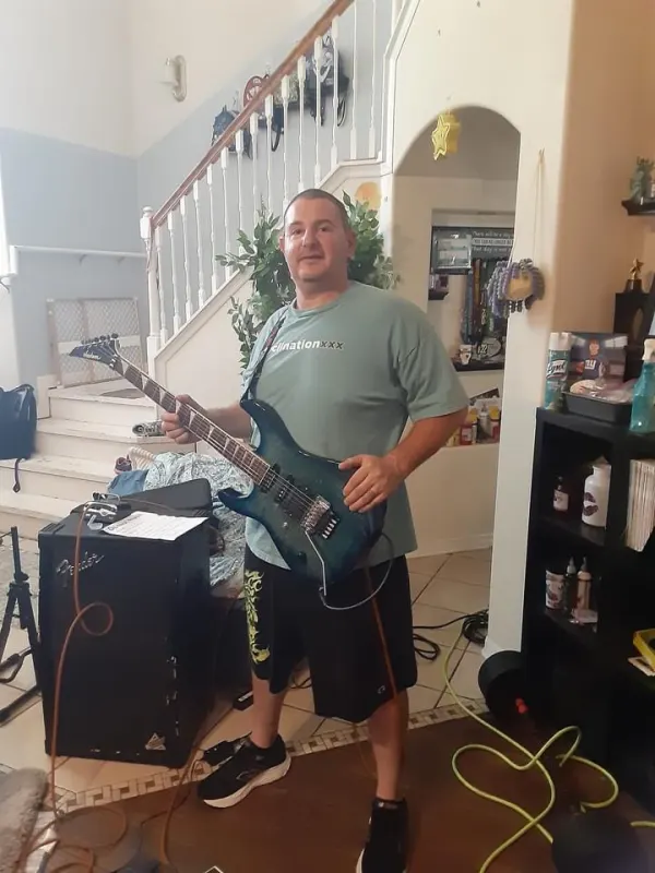 At band practice 