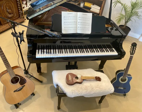 In studio instruments available