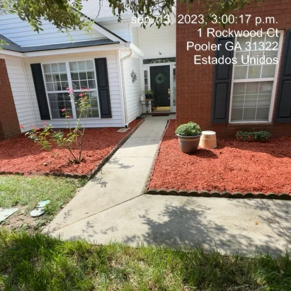 mulch delivery and installation