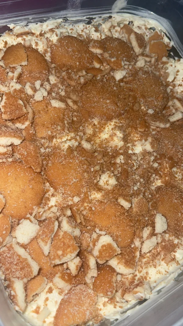 Home made Banana Pudding.