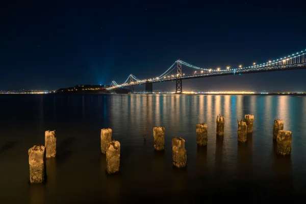 Bay Bridge Lights