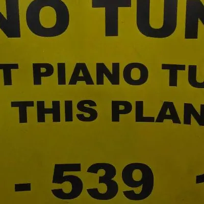 Best Piano Tuner On This Planet