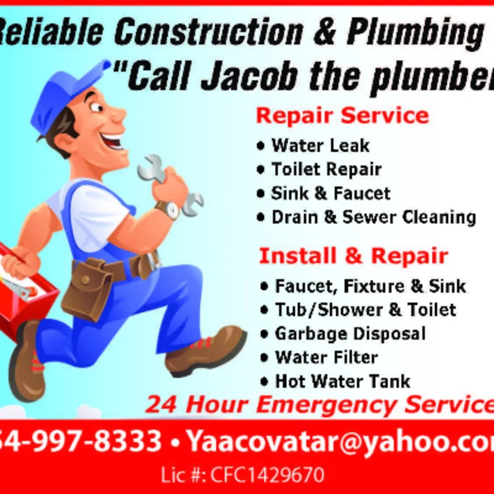 Reliable Construction & Plumbing