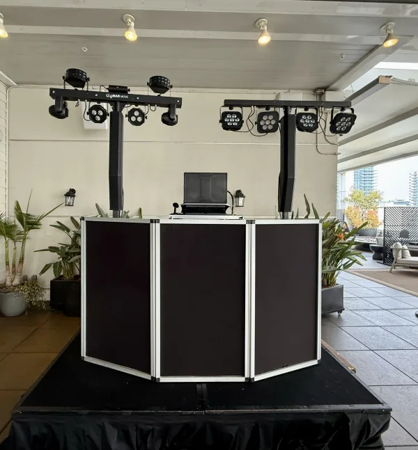 All-Black Setup, Andaz Rooftop