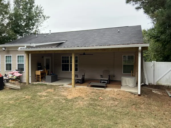 Back Patio Cover & Gutter