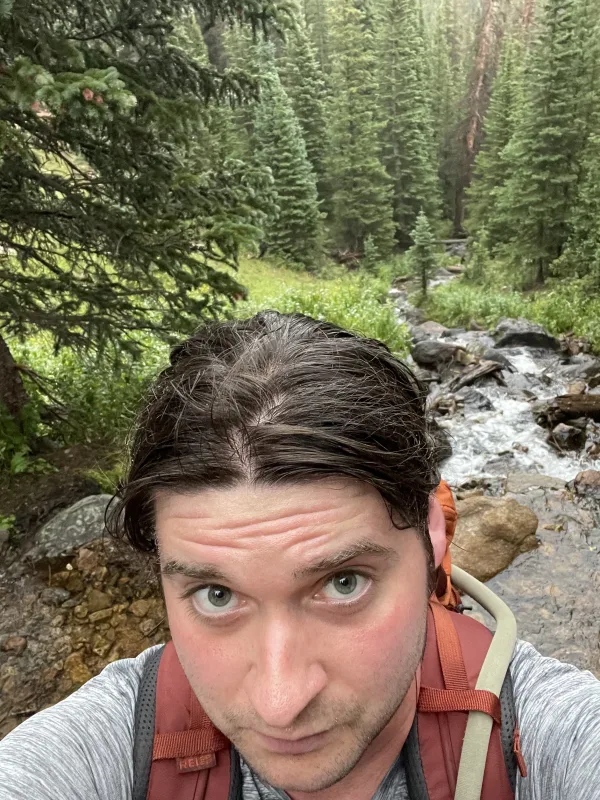 Jake climbing Long's Peak!