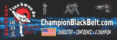 Champion Black Belt Tae Kwon Do