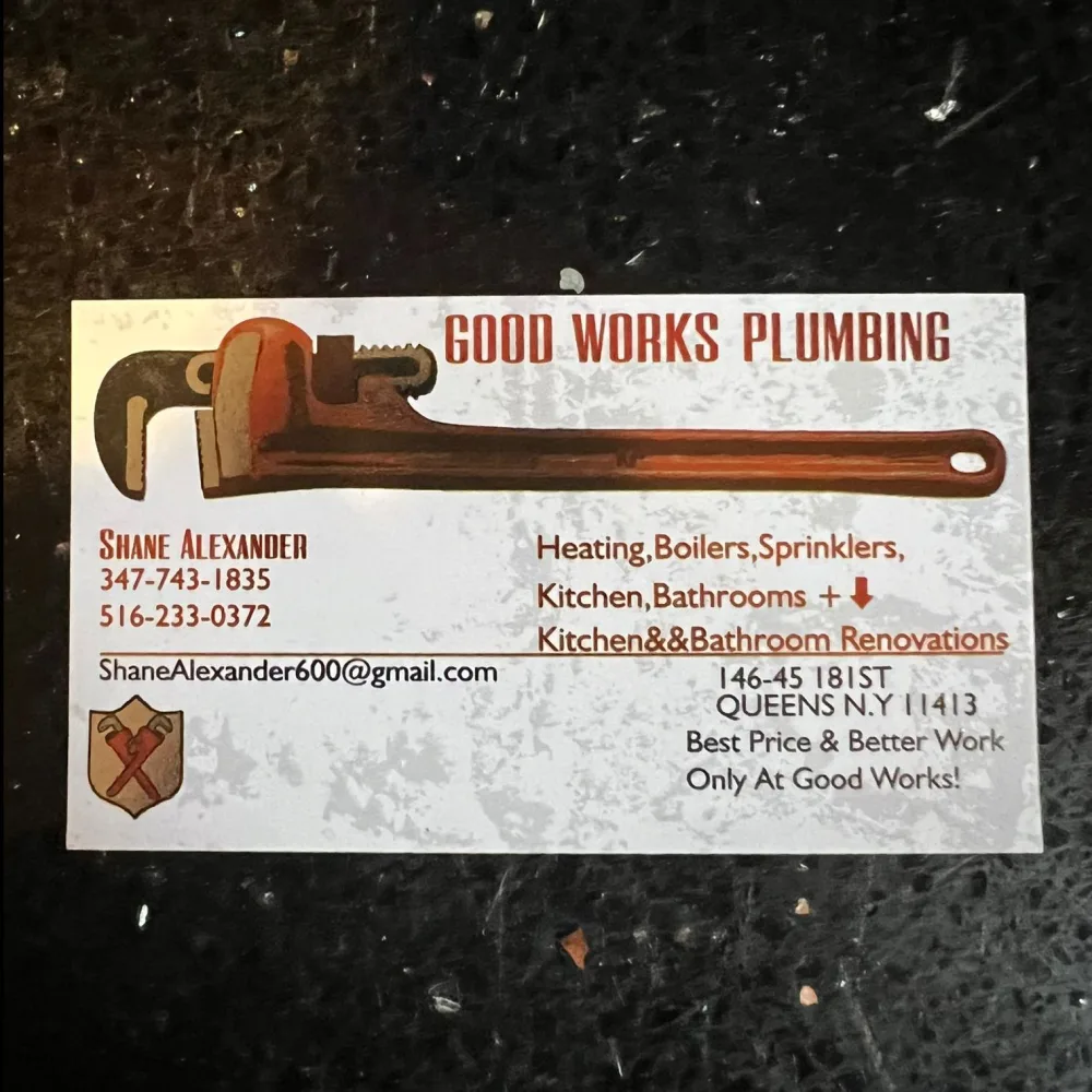 Good Work's Plumbing