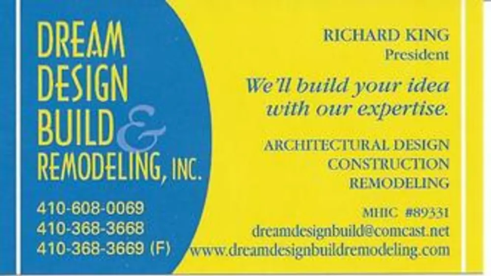 Dream Design Build & Remodeling, Inc.