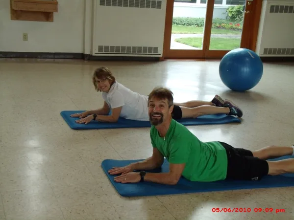 Stretching In The Big Hall