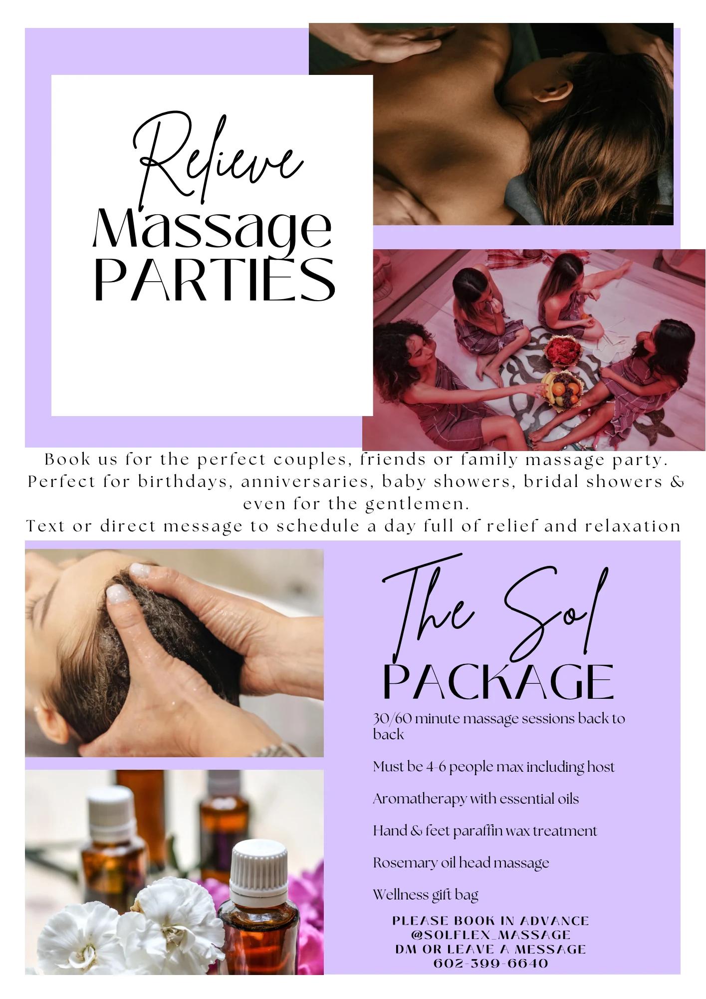 Massage Parties