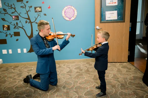 Practicing with a student