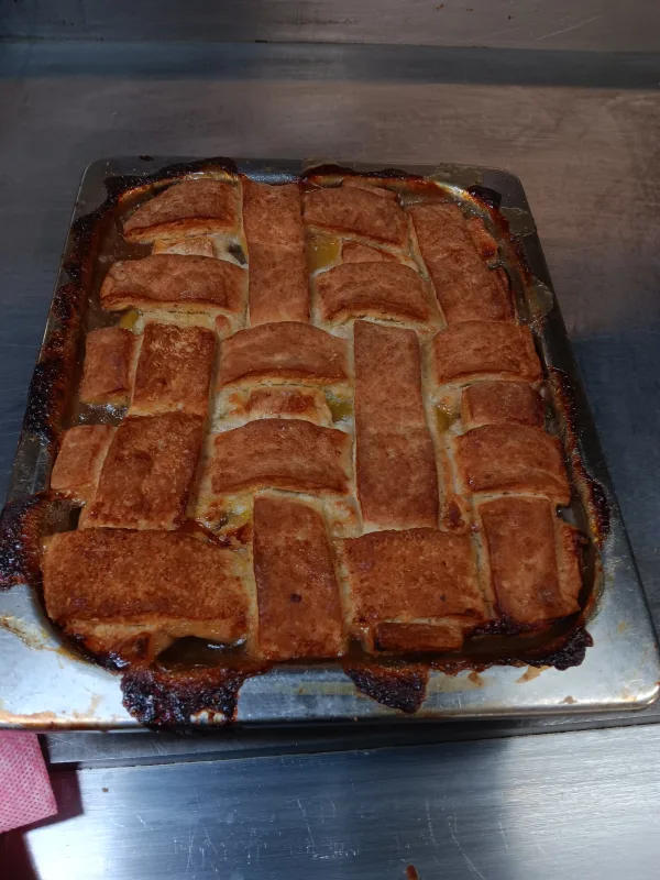 Peach cobbler