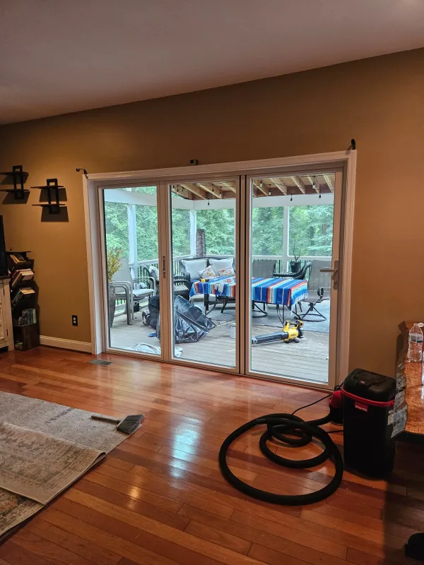 Sliding glass door