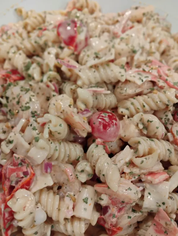Seafood pasta delight