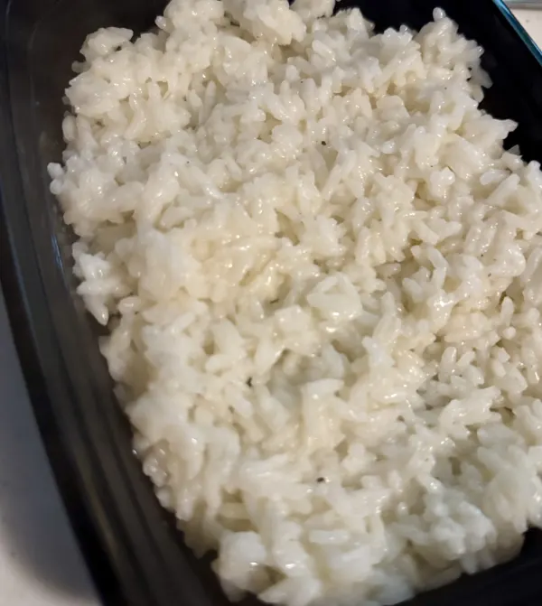 Steamed rice